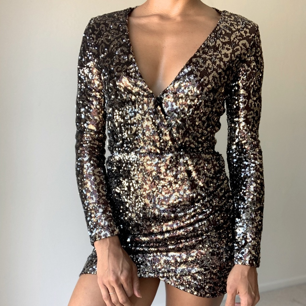Sequin mini dress